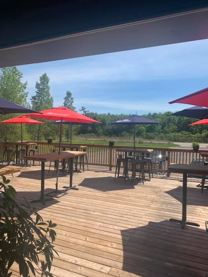 Iron Rooster patio